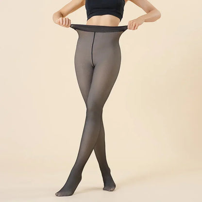 Collants Polaires Épais - Élégance et Chaleur pour l’Hiver.